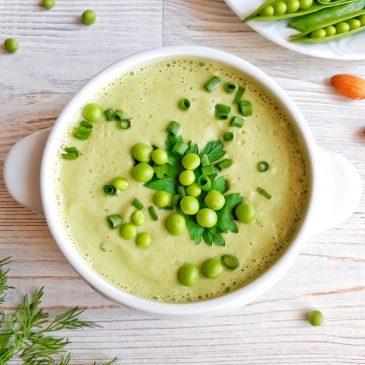 Raw- суп с зелёным горошком | Raw- soup with green peas