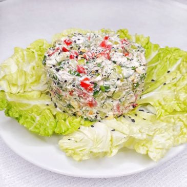 Весенний сыроедный салат с чечевицей | Spring Lentils Raw-Salad