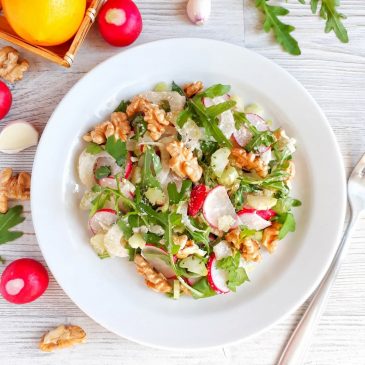 Салат с фенхелем и ореховым соусом | Salad with fennel and nut sauce