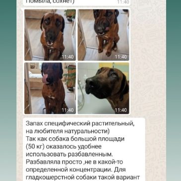 Отзывы о шампуне для животных