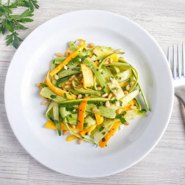 Салат из цукини с цитрусовым соусом | Zucchini salad with citrus sauce