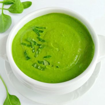 Сыроедный крем-суп из авокадо и шпината | Raw Avocado Spinach Cream Soup