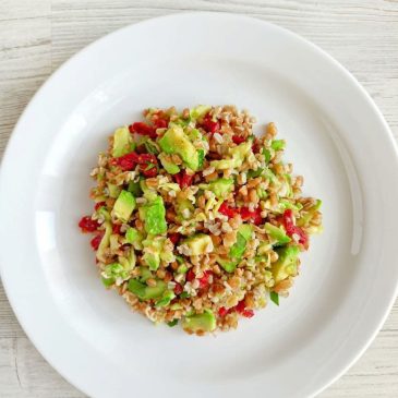 Raw-табуле с булгуром и авокадо | Raw-tabouleh with bulgur and avocado