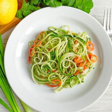 Raw-спагетти с тыквенным песто | Raw-spaghetti with pumpkin pesto sauce