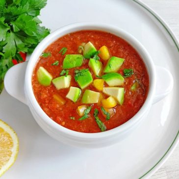 Raw-суп с вяленными помидорами и кинзой | Raw soup with sun-dried tomatoes and coriander