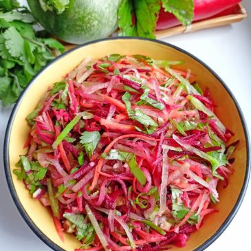Сыроедный салат с ароматной заправкой | RAW Salad with reach dressing