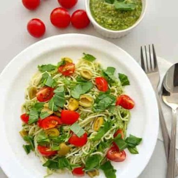Паста с авокадно-шпинатным муссом|Pasta with Spinach and Avocado Saucе
