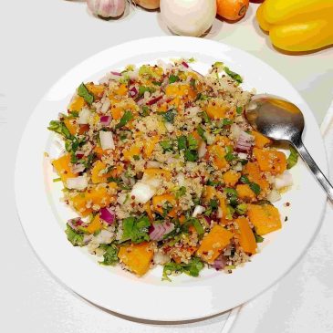 Киноа с запеченной тыквой | Quinoa with baked pumpkin