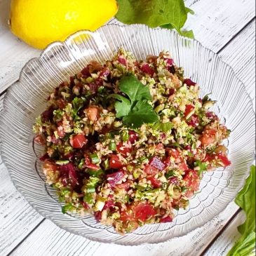 Vegan-табуле из брокколи