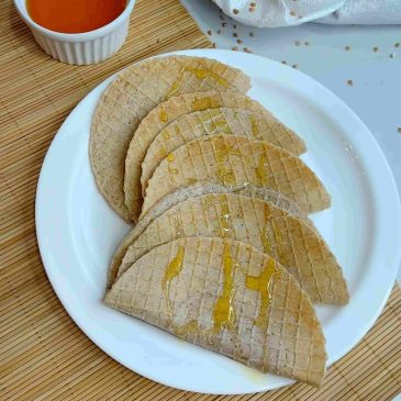 Vegan-вафли из зеленой гречки