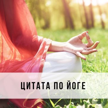 Цитата по йоге