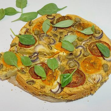 Vegan-пицца из нута