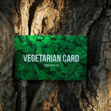 для держателей VEGETARIAN CARD у нас отличные новости