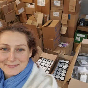 очередная партия помощи для наших героев на передовой