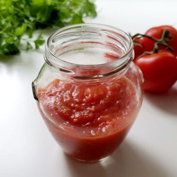 Домашняя томатная паста для пиццы
