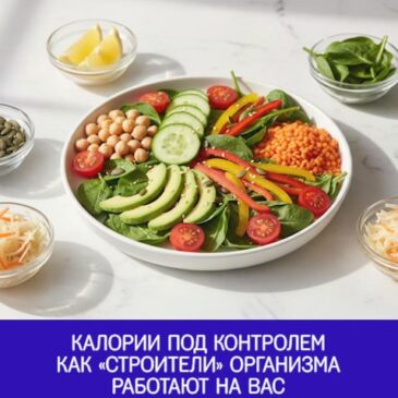 Калории под контролем: как «строители» организма работают на вас