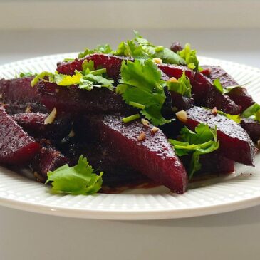 Веганский салат из свеклы