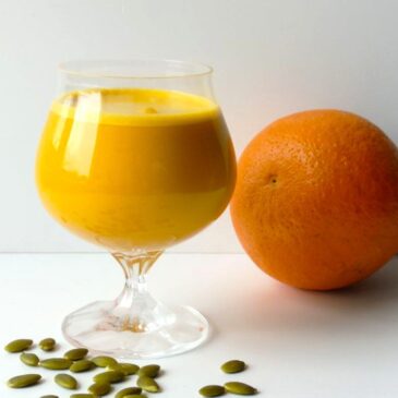 Сыроедный напиток из тыквенных семечек