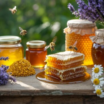 Продукты пчеловодства: пыльца, перга, прополис, маточное молочко и пчелиный яд