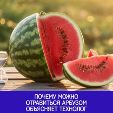 Почему можно отравиться арбузом | объясняет технолог