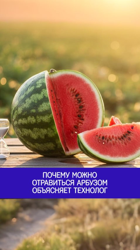 Почему можно отравиться арбузом | объясняет технолог