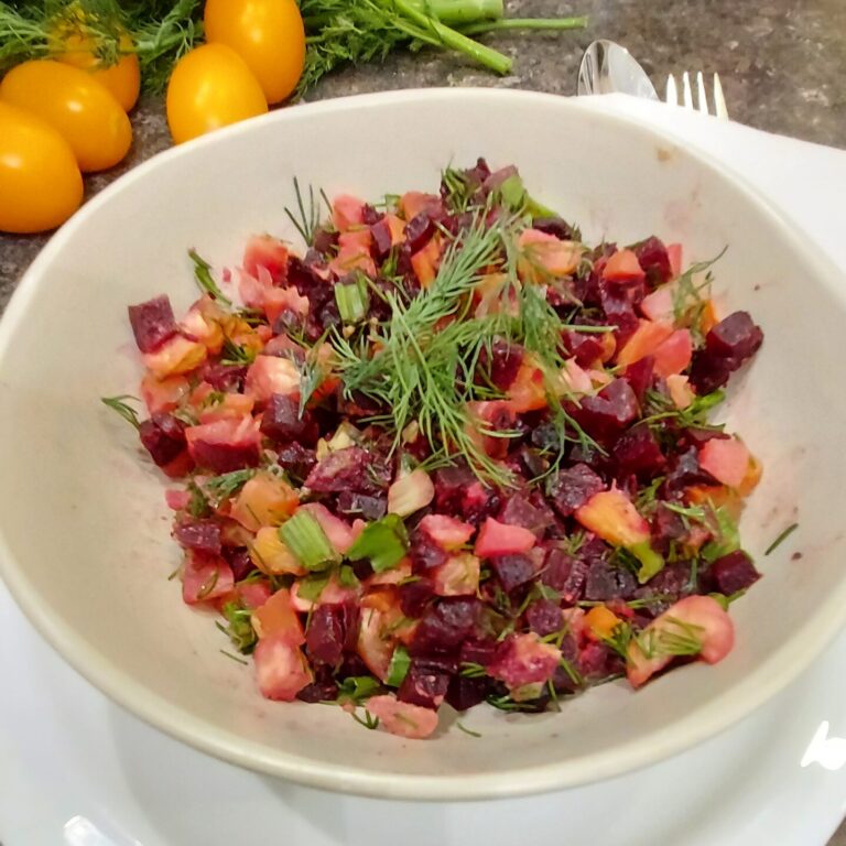 Салат «Овощной букет из печи»