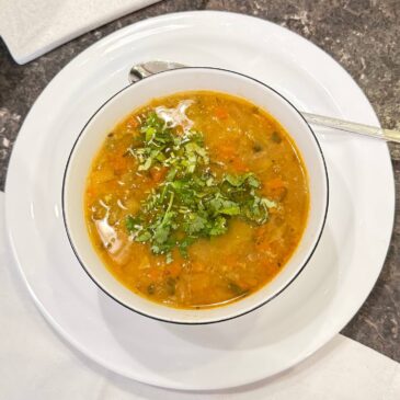 Гороховый суп с овощами