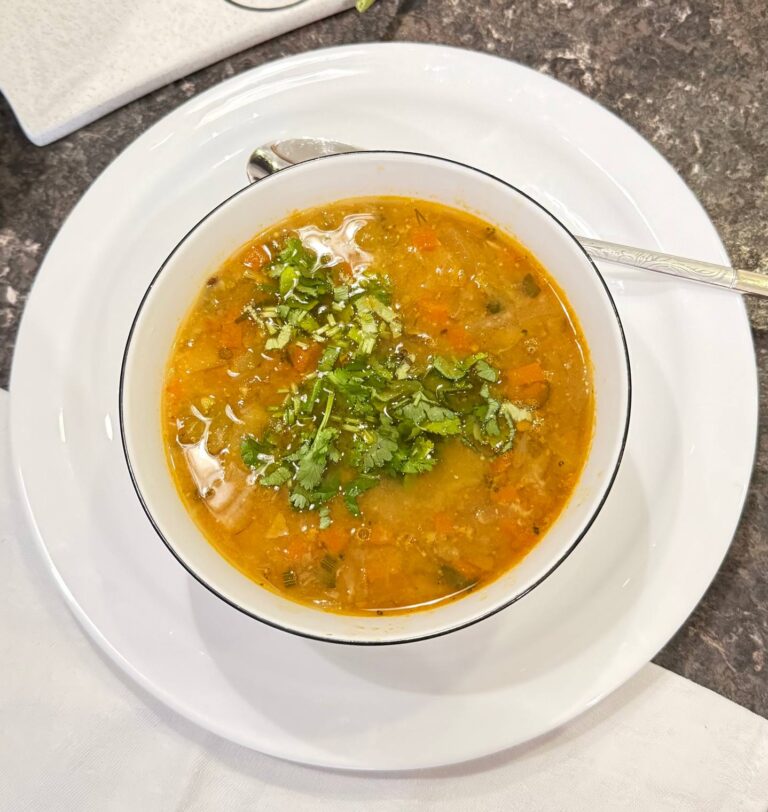 Гороховый суп с овощами