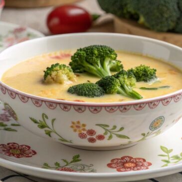 Веганский сырный суп