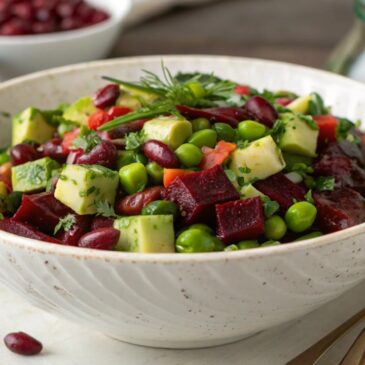 Винегрет по-новому с фасолью